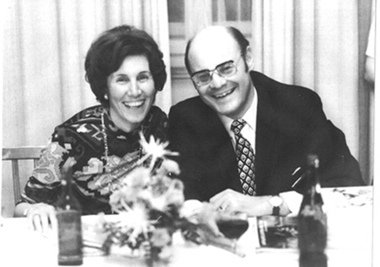 Le fondateur de l'entreprise Walter Sonderegger et sa femme Elsy