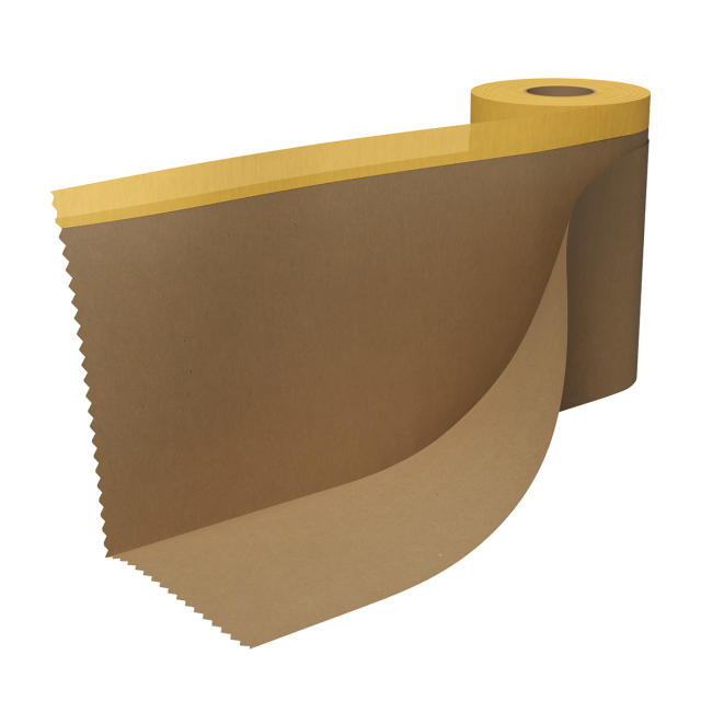 Papier de protection, avec bande adhésive en papier 180mmx20m - Protections  des surfaces